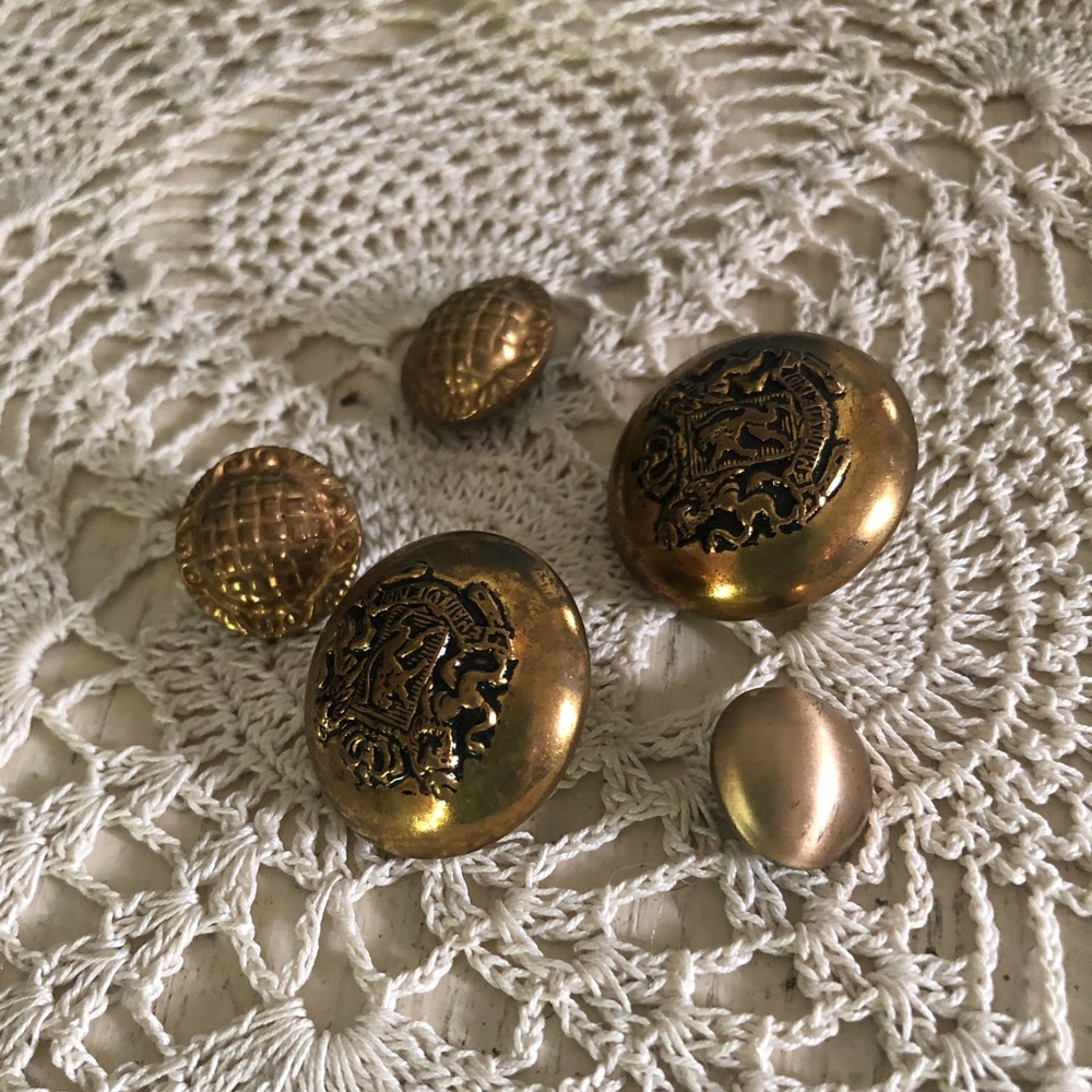 Vintage Brass Buttons
